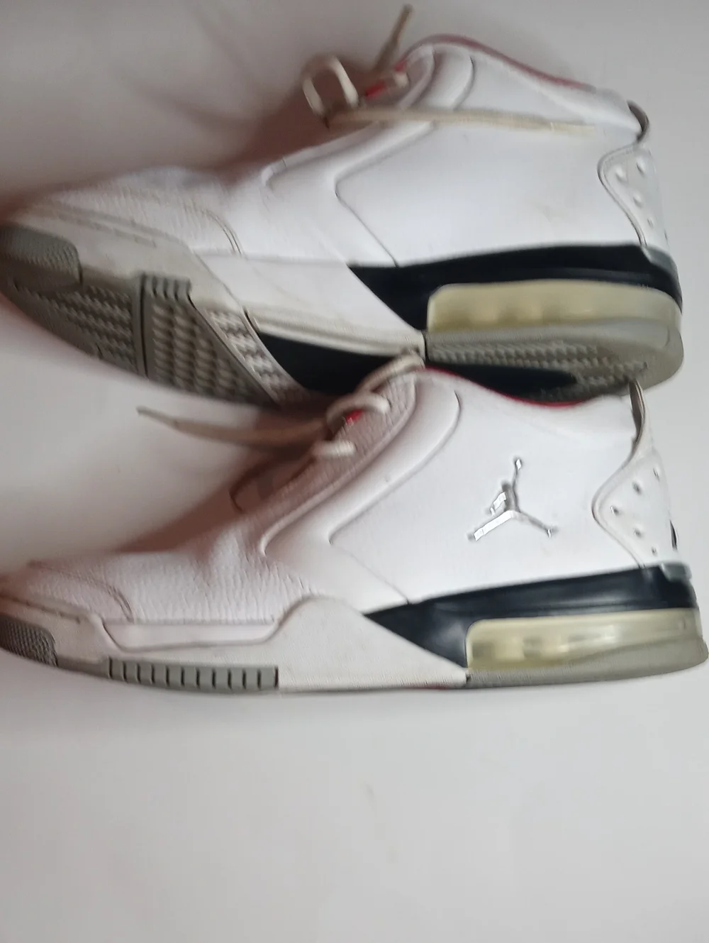 Jordan Big Fund White/ Silver Men's BV6273-100 Size 12 Basketball Sneakers